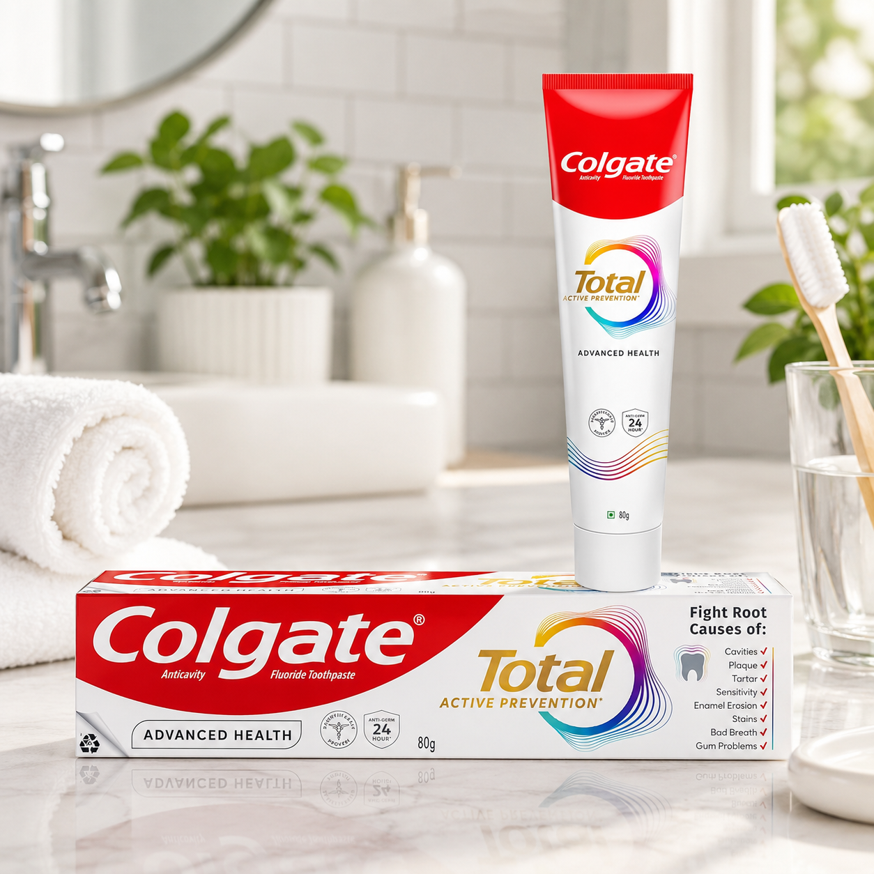 Colgate Total Advanced Health Toothpaste - 80g - Image 2