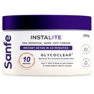 Sanfe Instalite Tan Removal Wipe-Off Cream -200g