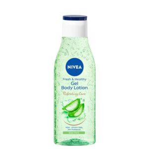 NIVEA Fresh & Healthy Gel Body Lotion with Aloe Vera for Normal Skin -75ml
