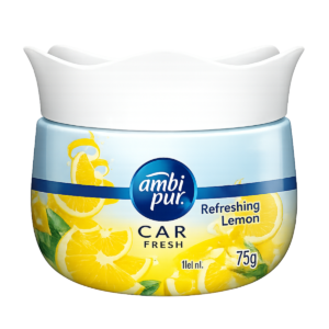 Ambi Pur Car Freshener Gel – Refreshing Lemon Fragrance (75g)