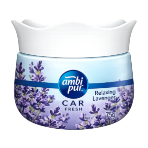 Ambi Pur Car Freshener Gel – Relaxing Lavender Fragrance (75g)