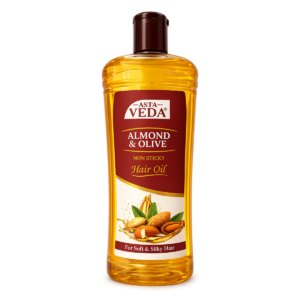 Asta Veda Almond & Olive Non Sticky Hair Oil - 400ml