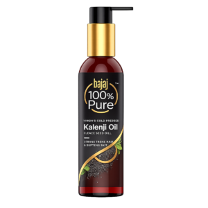 Bajaj 100% Pure Kalonji Oil (Black Seed Oil) – Virgin & Cold Pressed - 200ml