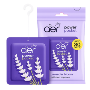 Godrej aer Power Pocket Lavender Bloom Bathroom Fragrance – 10g