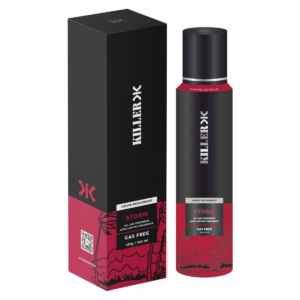 Killer Storm Liquid Deodorant Spray for Men – Gas Free Long Lasting Fragrance | 150ml