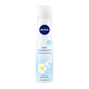 NIVEA Fresh Petal & Care Body Deodorizer for Women – Gas Free Long Lasting Deo Spray - 120ml