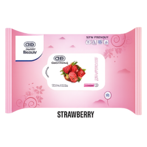 Ocean Beauty Moisturising & Soothing Wet Wipes – Strawberry - 25 Wipes