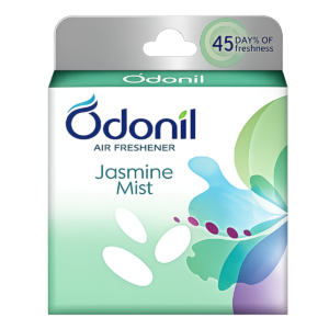 Odonil Jasmine Mist Air Freshener Block – Up to 45 Days Freshness - 50g