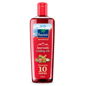 Parachute Advansed Ayurvedic Cooling Oil – Powered by 10 Herbs - 200ml
