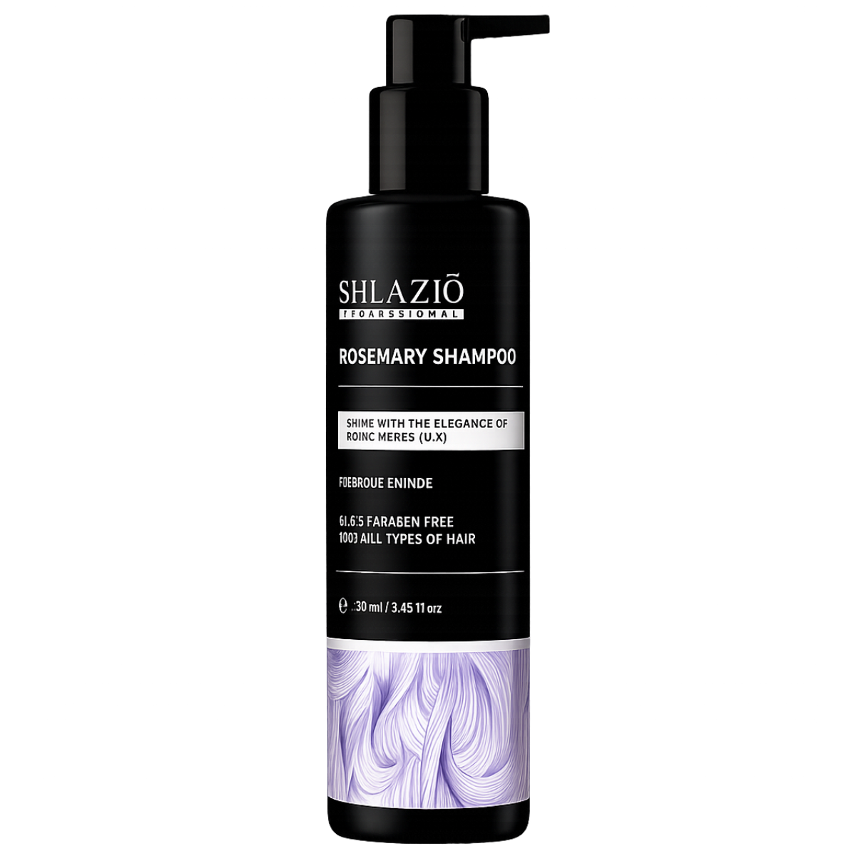 SHLAZIŌ Professional Rosemary Shampoo – Paraben Free Hair Care (250ml)
