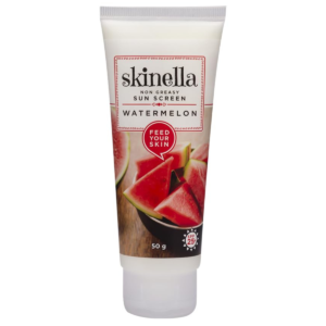 Skinella Watermelon Sunscreen SPF 25 (Non-Greasy Sun Protection) - 50g