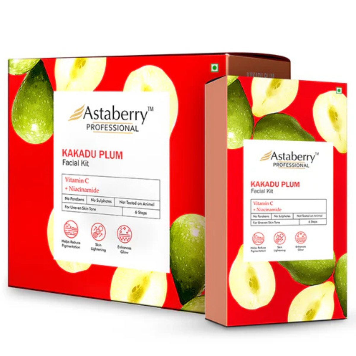 Astaberry Professional Kakadu Plum Facial Kit (Vitamin C & Niacinamide)