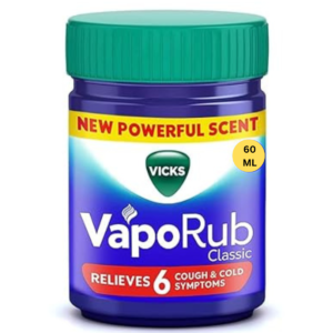 Vicks VapoRub Classic Relieves Cough & Cold Symptoms - 60ml