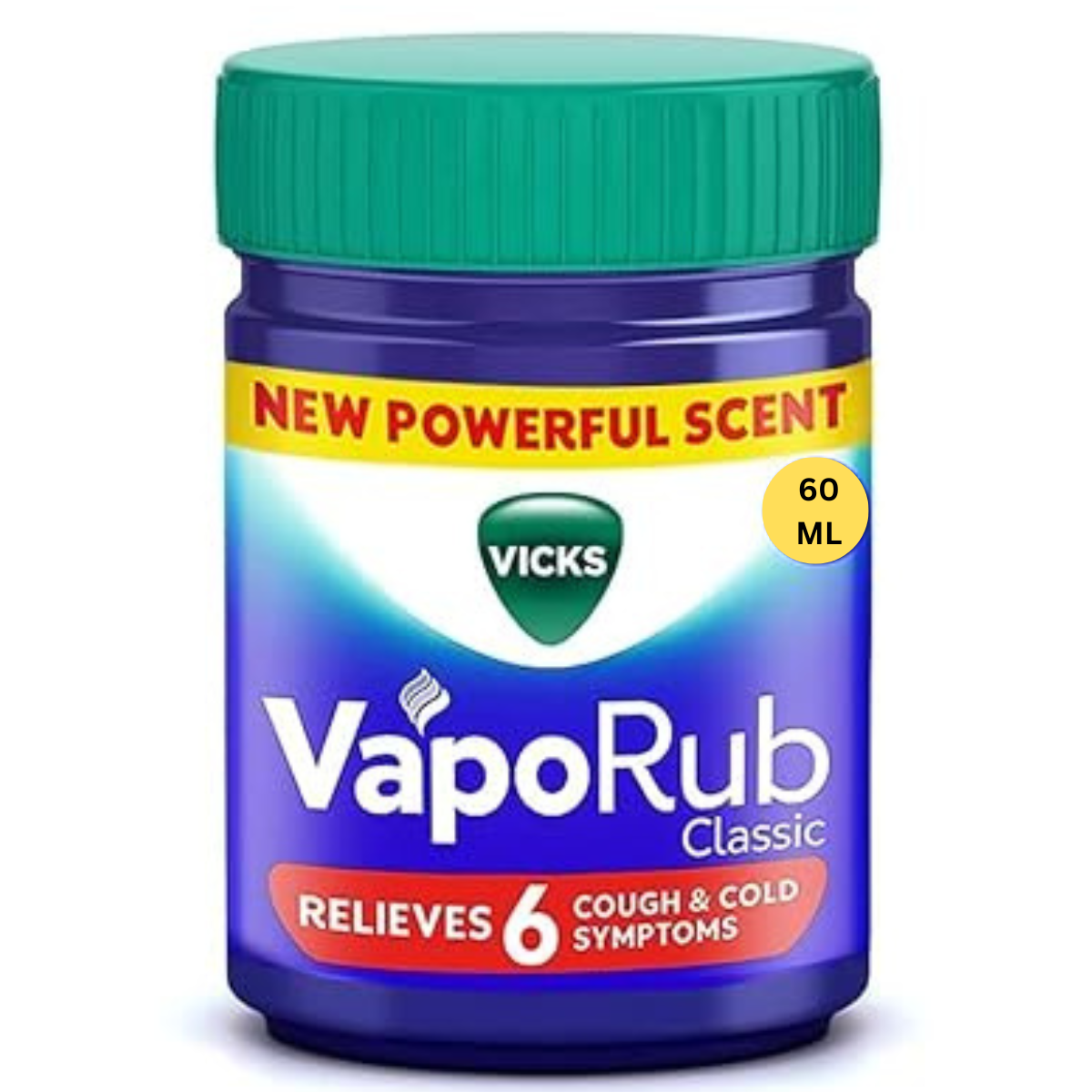 Vicks VapoRub Classic Relieves Cough & Cold Symptoms - 60ml