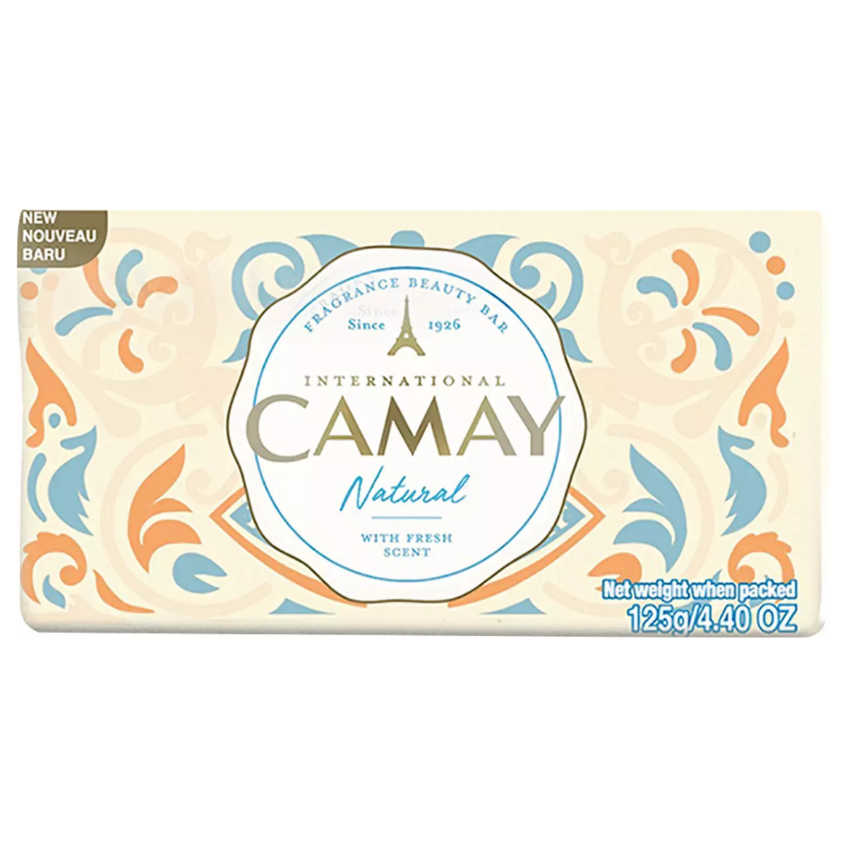 Camay Natural Beauty Soap Bar (125g) – Fresh Fragrance Bath Soap