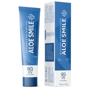 OK Lifecare Aloe Smile Aloe Vera Tooth Gel – Bee Propolis Enriched Fluoride-Free Toothpaste -100g