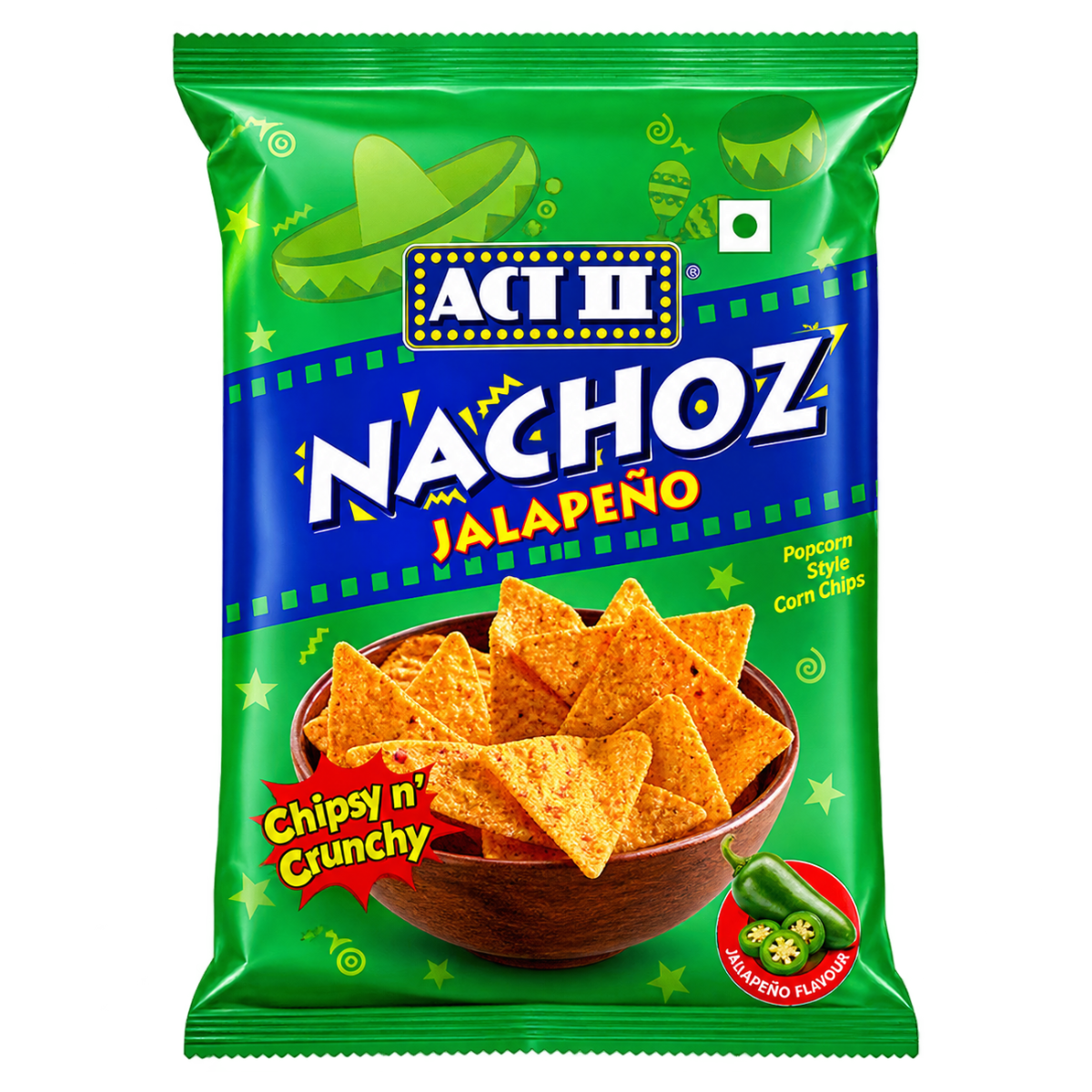 ACT II Nachoz Jalapeno Flavour - 53.5g