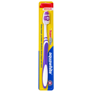 Aquawhite Super Clean Popular Flexi+ Toothbrush (Medium Bristles)