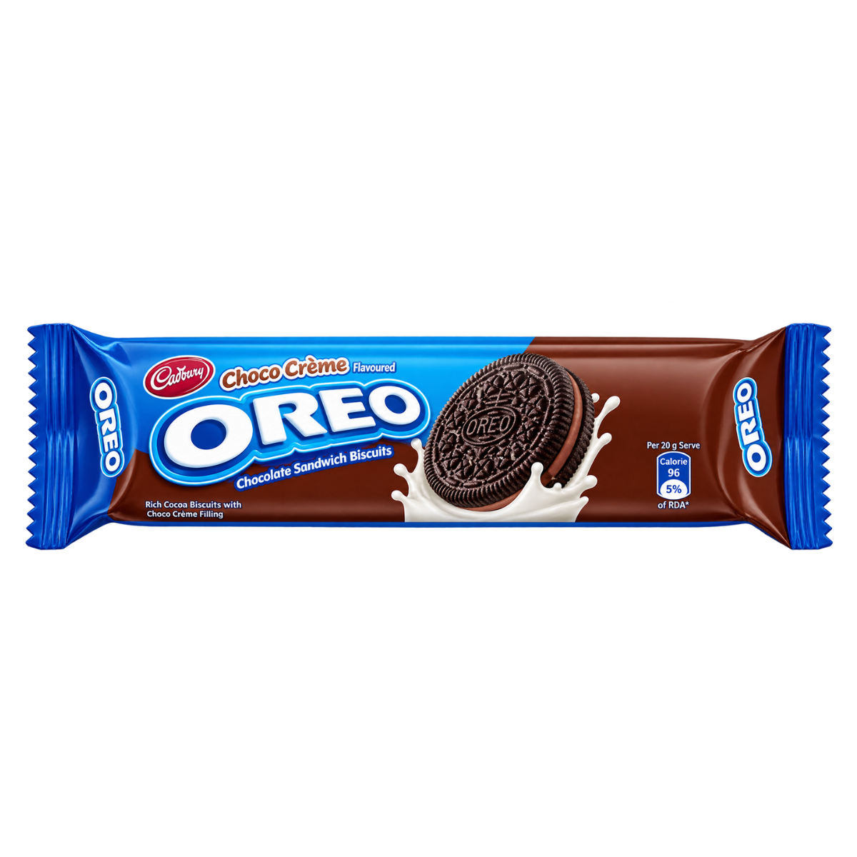 Cadbury Oreo Choco Crème Chocolatey Sandwich Biscuits - 125.25 g