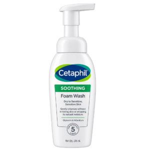 Cetaphil Soothing Foam Wash for Dry to Normal, Sensitive Skin - 200ml