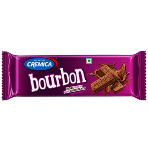 Cremica Bourbon More Chocolate Sandwich Biscuits – 111g