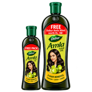 Dabur Amla Hair Oil - 450 ml (with Free 90 ml Bottle)