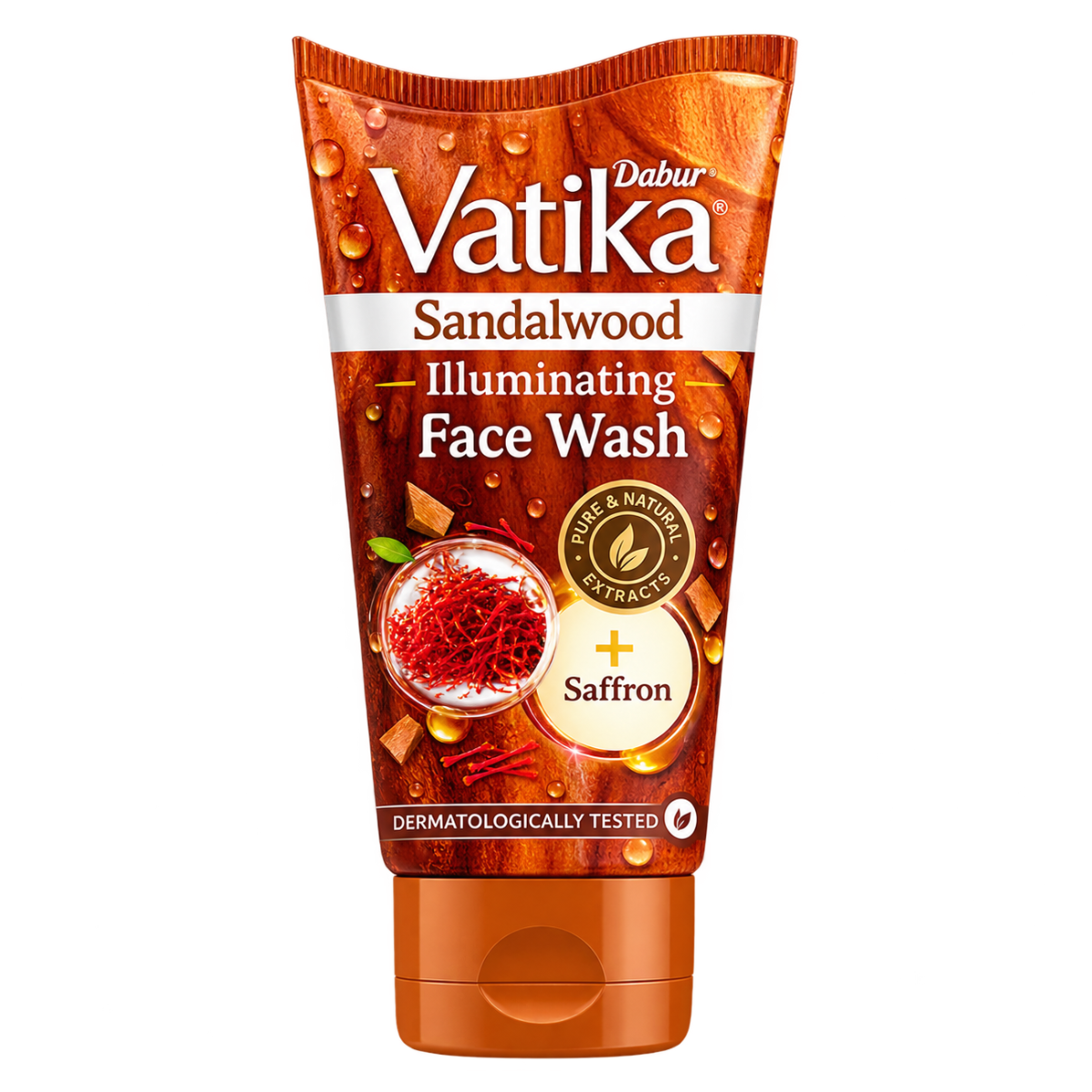 Dabur Vatika Sandalwood Illuminating Face Wash with Saffron - 150ml