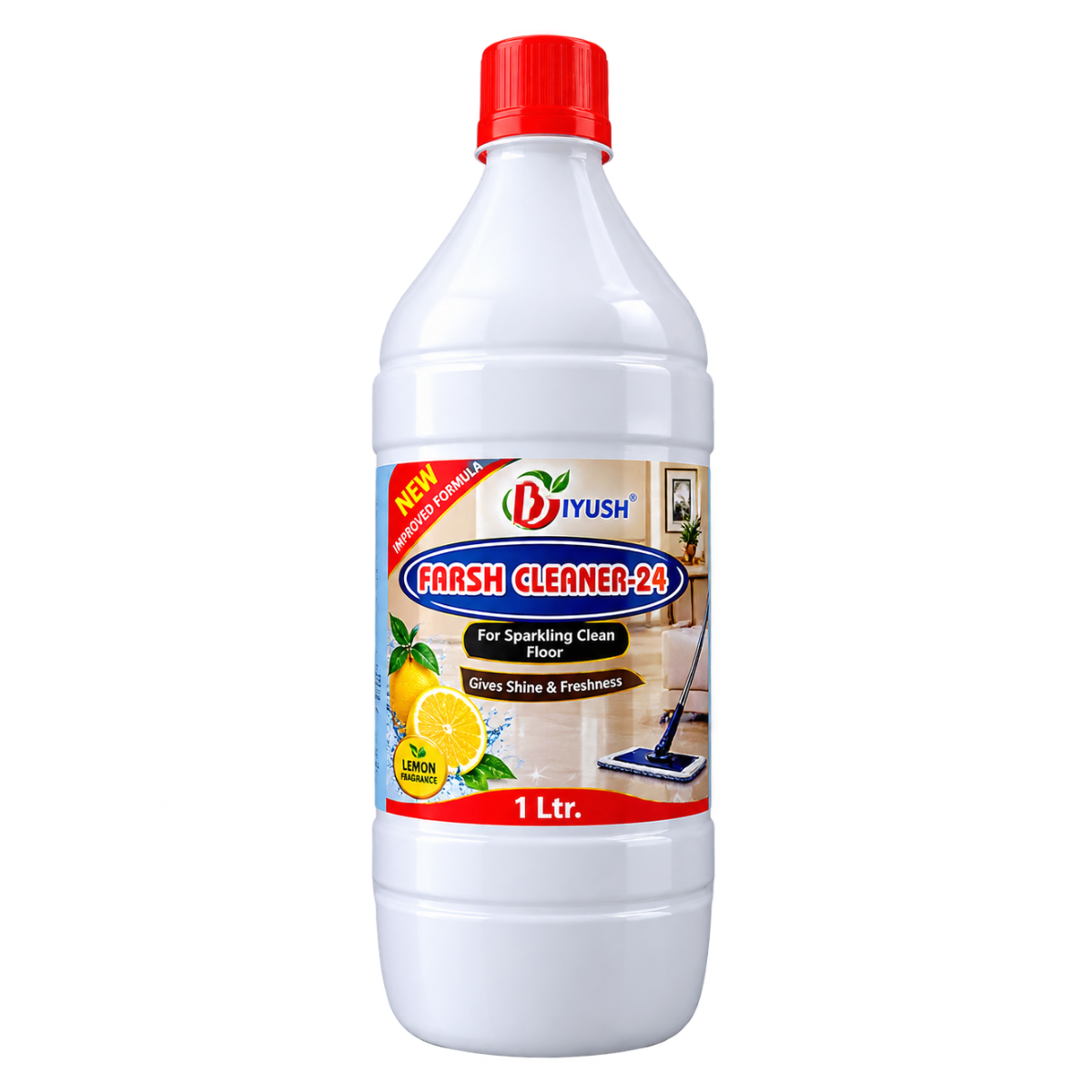 Diyush Farsh Cleaner 24 Disinfectant Floor Cleaner Liquid - Citrus/Lemon -1L