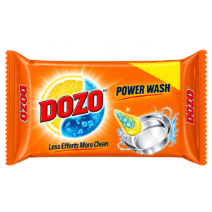 Dozo Power Wash Dishwash Bar (95g) – Lemon Fresh | Less Efforts More Clean