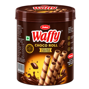 Dukes Waffy Choco Roll Wafer Rolls with Rich Cocoa – 250g Jar