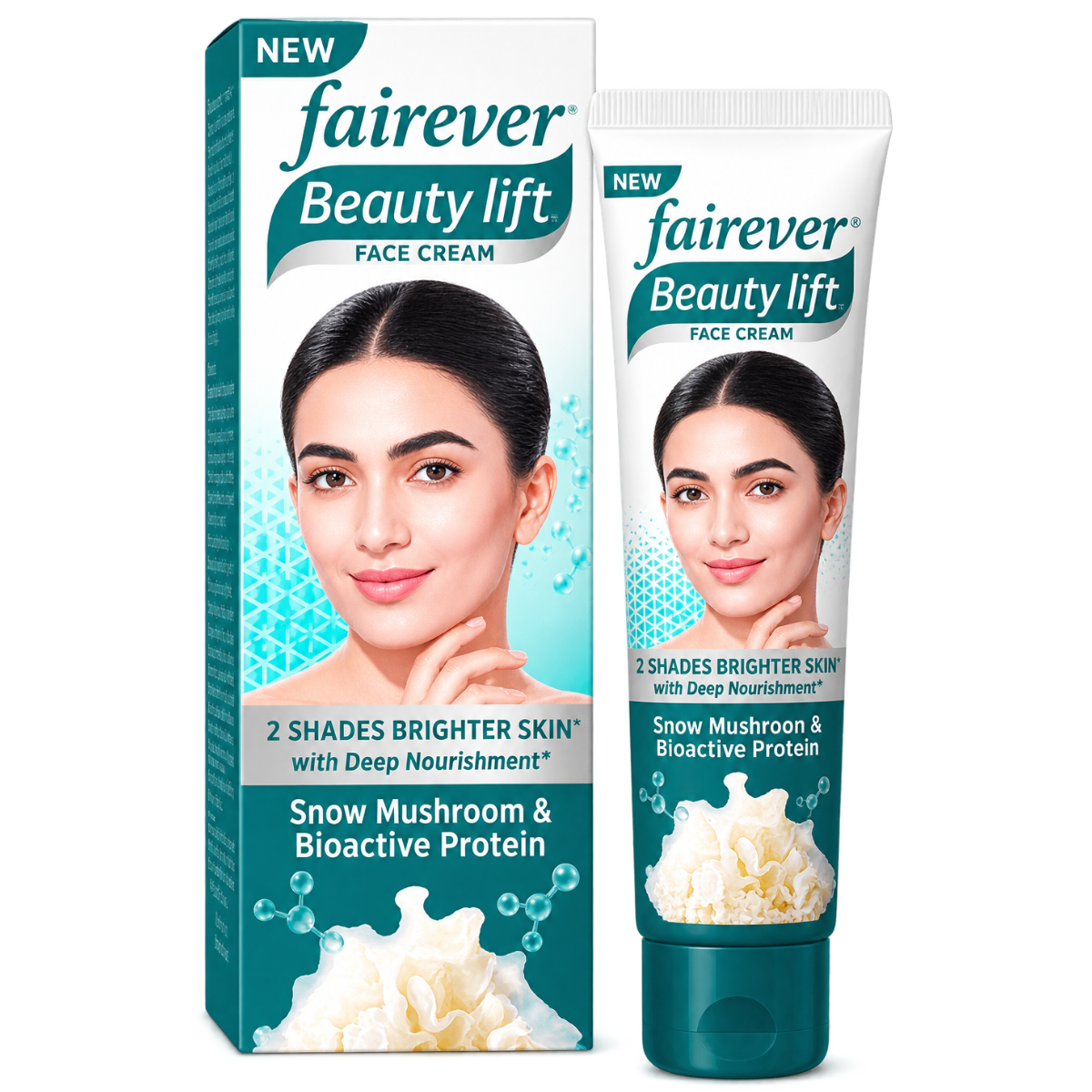 Fairever Beauty Lift Face Cream with Snow Mushroom & Bioactive Protein - 50 g