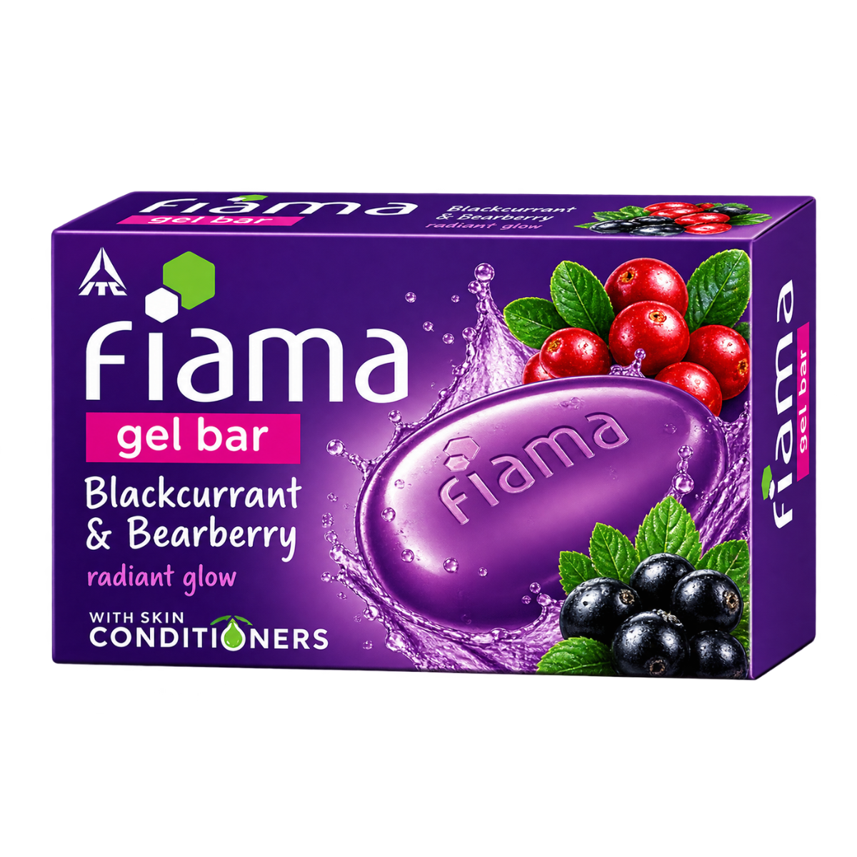 Fiama Gel Bar (Blackcurrant & Bearberry) - 125 g