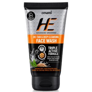 HE Advanced Grooming De-Tan & Deep Cleansing Face Wash for Men (100 ml)