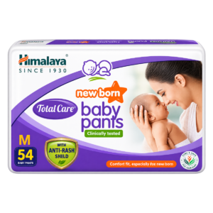 Himalaya Total Care Baby Pants Diapers - Size Medium (M), 54 Pieces