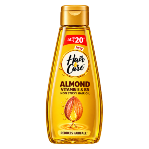 Hair & Care Almond, Vitamin E & B5 Non-Sticky Hair Oil - 48ml