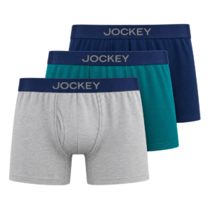 Jockey Men's Cotton Stretch Boxer Briefs - Pack of 3