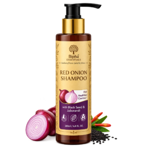 Khadi Essentials Red Onion Shampoo with Black Seed & Jaborandi - 200 ml