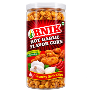 KSK Food Cornik Hot Garlic Flavor Corn Snacks - 80g