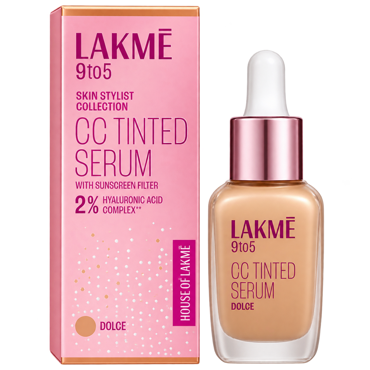 Lakmé 9to5 Skin Stylist Collection CC Tinted Serum - Dolce (30 ml)