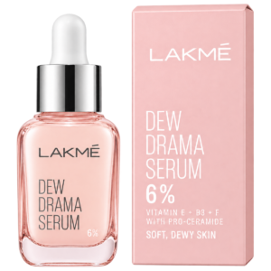 Lakmé Dew Drama Serum with 6% Vitamin E + B3 + F & Pro-Ceramide Complex - 15 ml