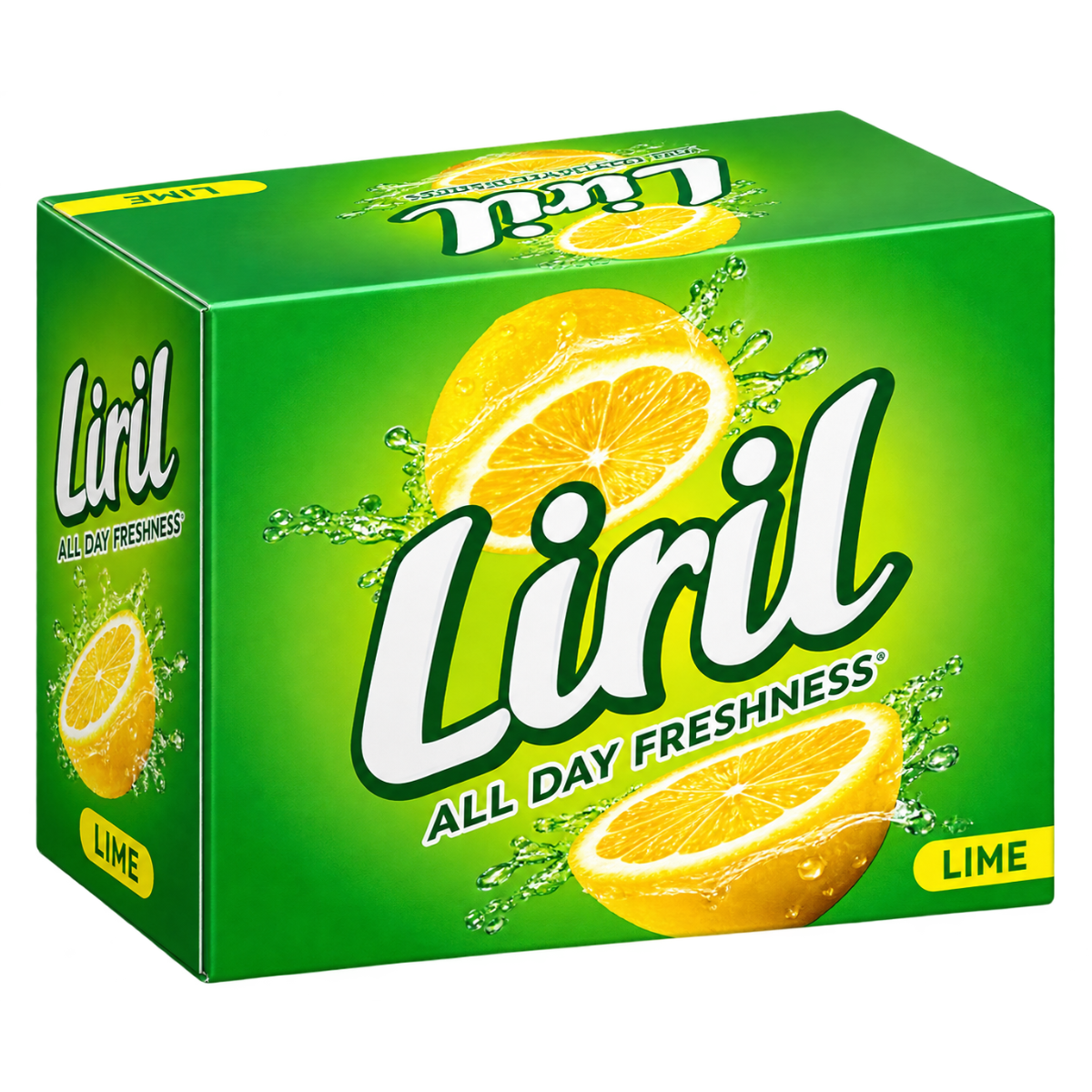 Liril Lime Soap - All Day Freshness (Value Pack) - 4 x 125 g