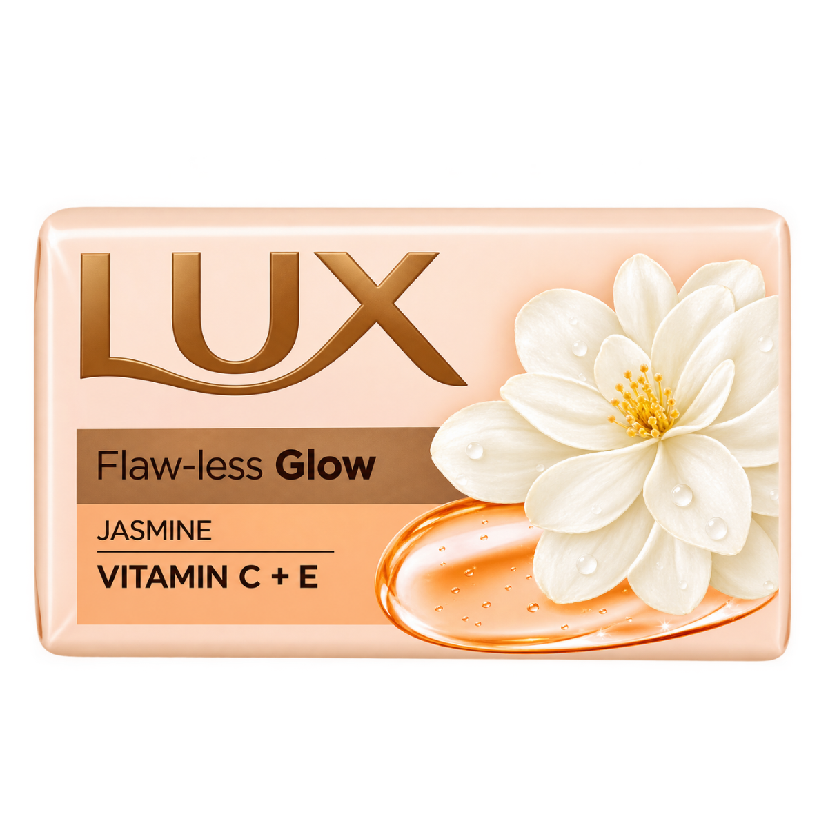 LUX Flawless Glow Jasmine Soap with Vitamin C & E - 75 g