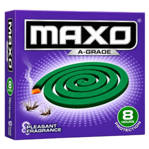Maxo A-Grade Mosquito Repellent Coils | 8 Hours Long-Lasting Protection with Pleasant Fragrance (Pack of 10 Coils)