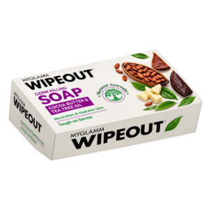 MyGlamm WIPEOUT Germ Killing Soap with Cocoa Butter & Tea Tree Oil - 75 g