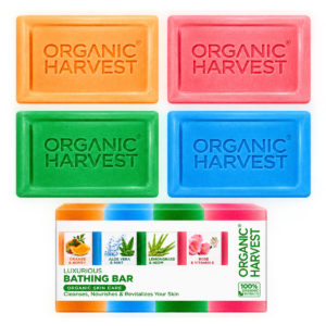 Organic Harvest Luxurious Bathing Bar Combi Pack - 4 x 54 g