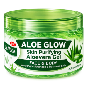 Oxyveda (Dr. Veda) Aloe Glow Skin Purifying Aloevera Gel for Face & Body - 250g