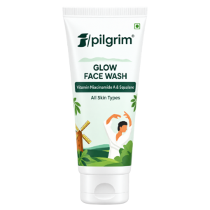 Pilgrim Glow Face Wash with Vitamin C, Niacinamide & Squalane - 50ml