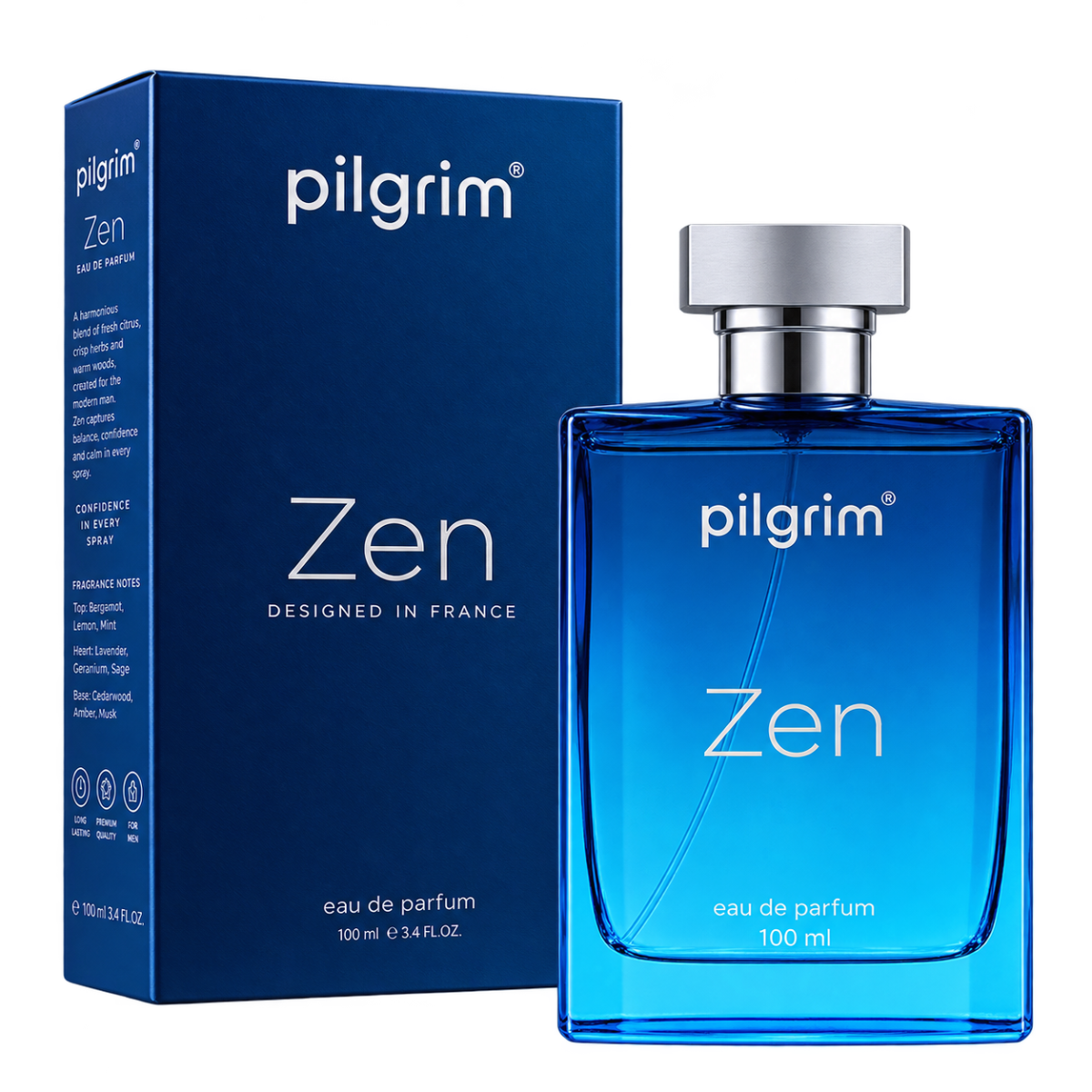 Pilgrim Zen Eau De Parfum for Men - 100ml