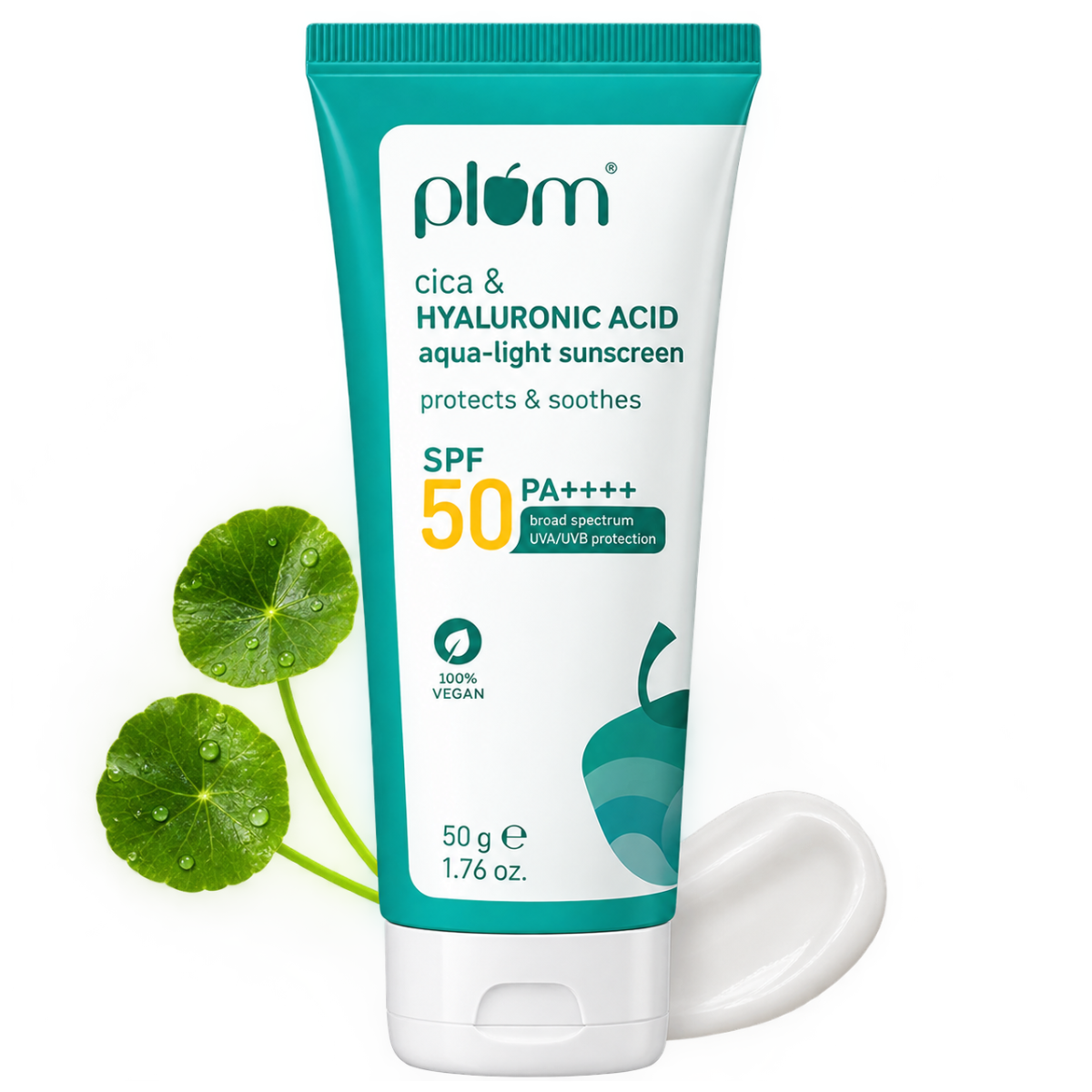 Plum Cica & Hyaluronic Acid Aqua-Light Sunscreen SPF 50 PA+++ - 50 g