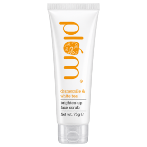Plum Chamomile & White Tea Brighten-Up Face Scrub - 75g